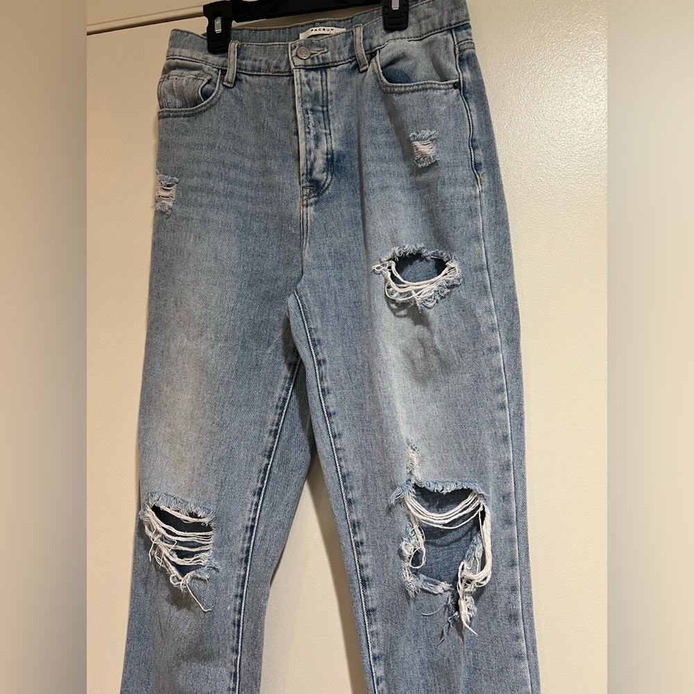 PACSUN High Rise Straight Jeans - Picture 7 of 8